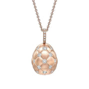 FABERGE Brushed Egg Pendant - K.S. Sze & Sons