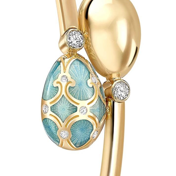 FABERGE Guilloche Enamel Crossover Bracelet - K.S. Sze & Sons