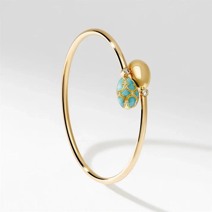 FABERGE Guilloche Enamel Crossover Bracelet - K.S. Sze & Sons