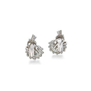 Platinum & White Gold Diamond Earrings