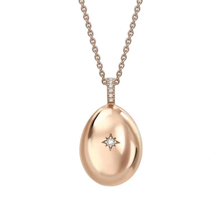 FABERGE I Love You Egg Pendant - K.S. Sze & Sons