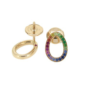 FABERGE Colours of Love Sasha Rainbow Egg Studs