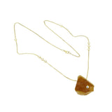 Amber & Diamond Necklace