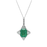 Emerald & Diamond Pendant