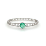 Columbia Emerald & Diamond Bangle
