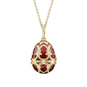 FABERGE Guilloche Enamel Year of the Dragon Surprise Locket - K.S. Sze & Sons