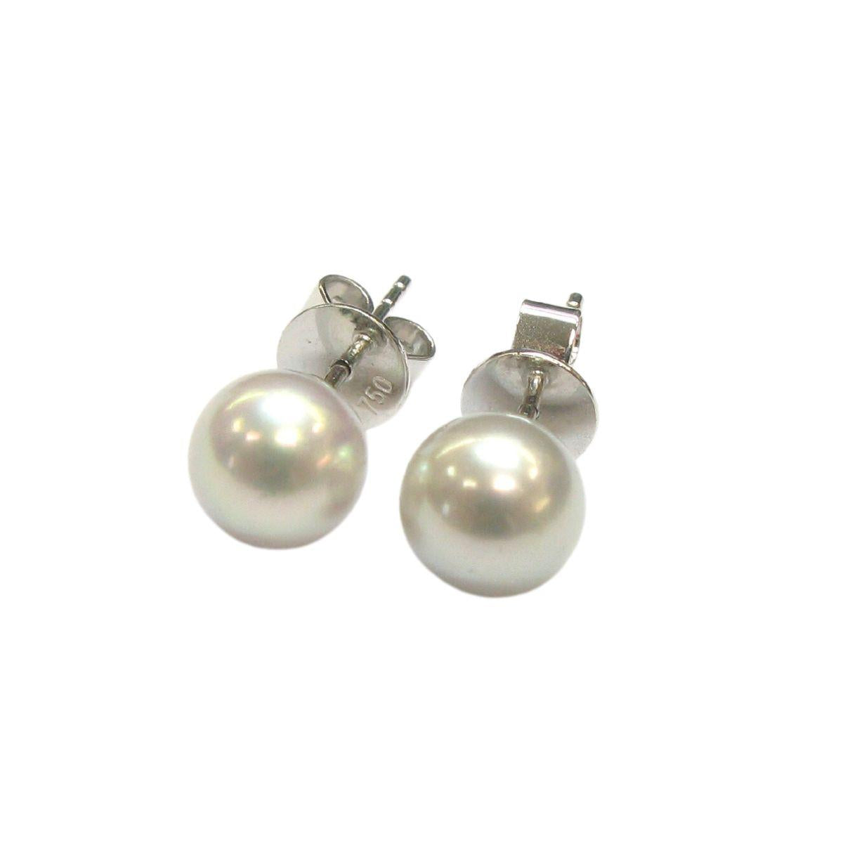 Japanese Cultured Pearl Earrings - K.S. Sze & Sons