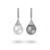 South Sea & Tahitian Pearl Diamond Earring