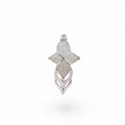 The Cross White Jade Pendant - K.S. Sze & Sons