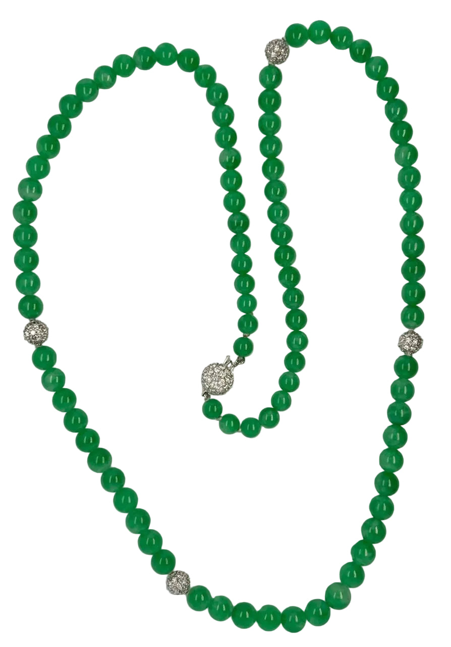 Jade & Diamond Necklace