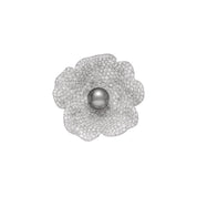 Tahitian Pearl & Diamond  Brooch