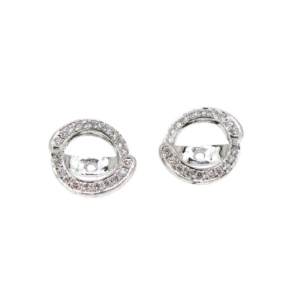 White Diamond Jacket Earrings - K.S. Sze & Sons