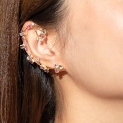 Multicolored Sapphire Ear Cuff - K.S. Sze & Sons