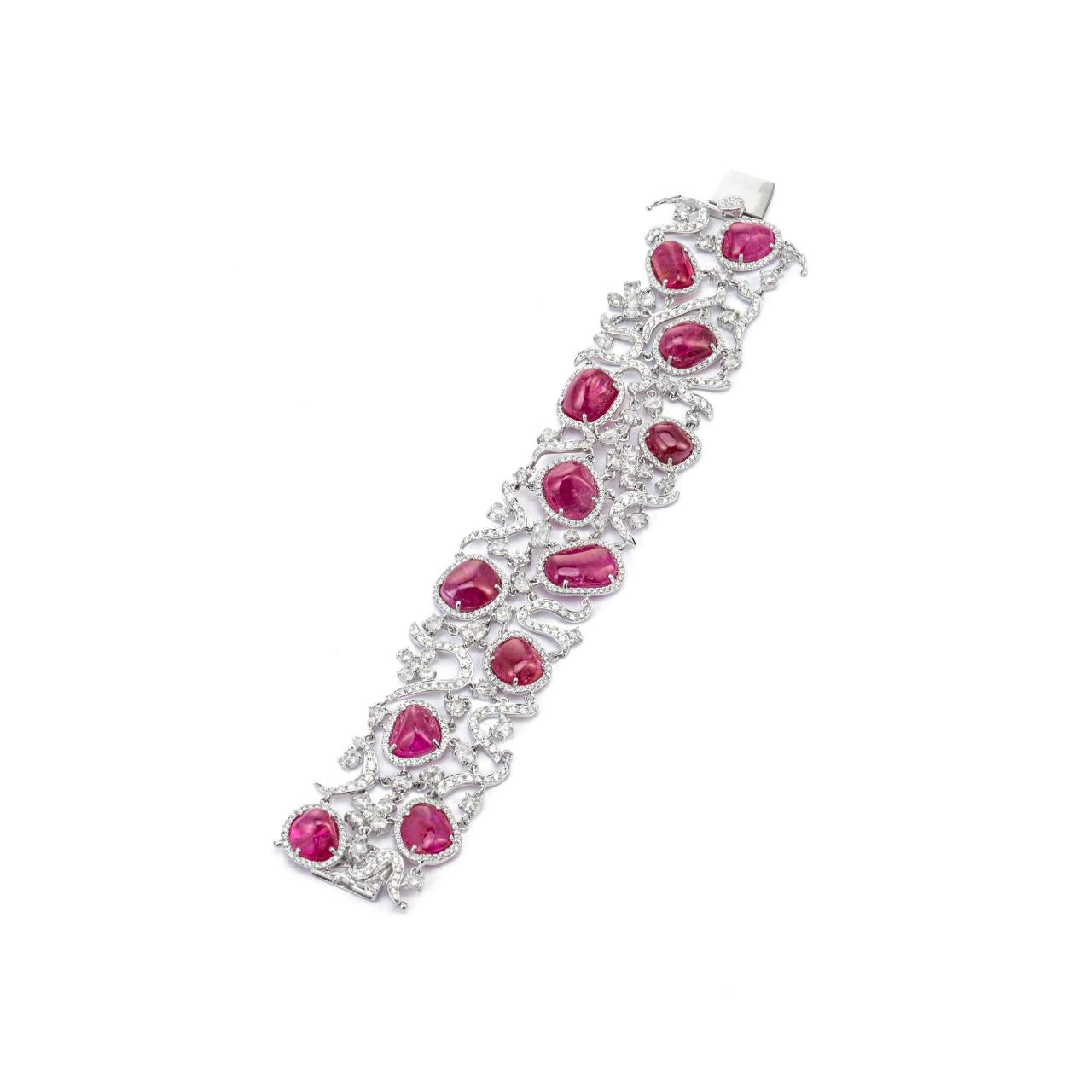 Diamond & Ruby Bracelet