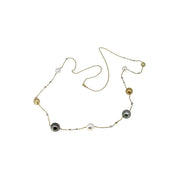 South Sea Pearl & Diamond Necklace - K.S. Sze & Sons