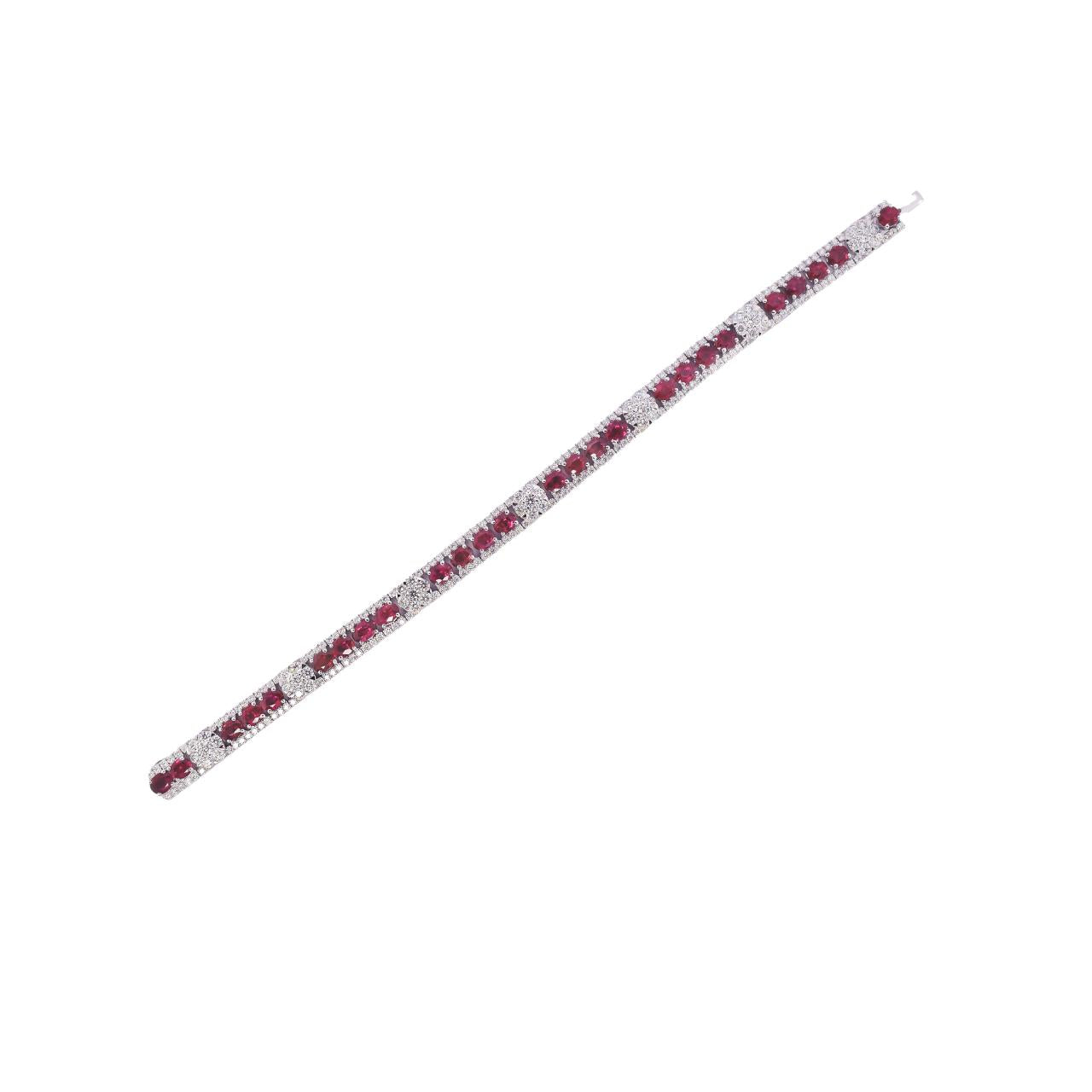 Ruby & Diamond Bracelet - K.S. Sze & Sons