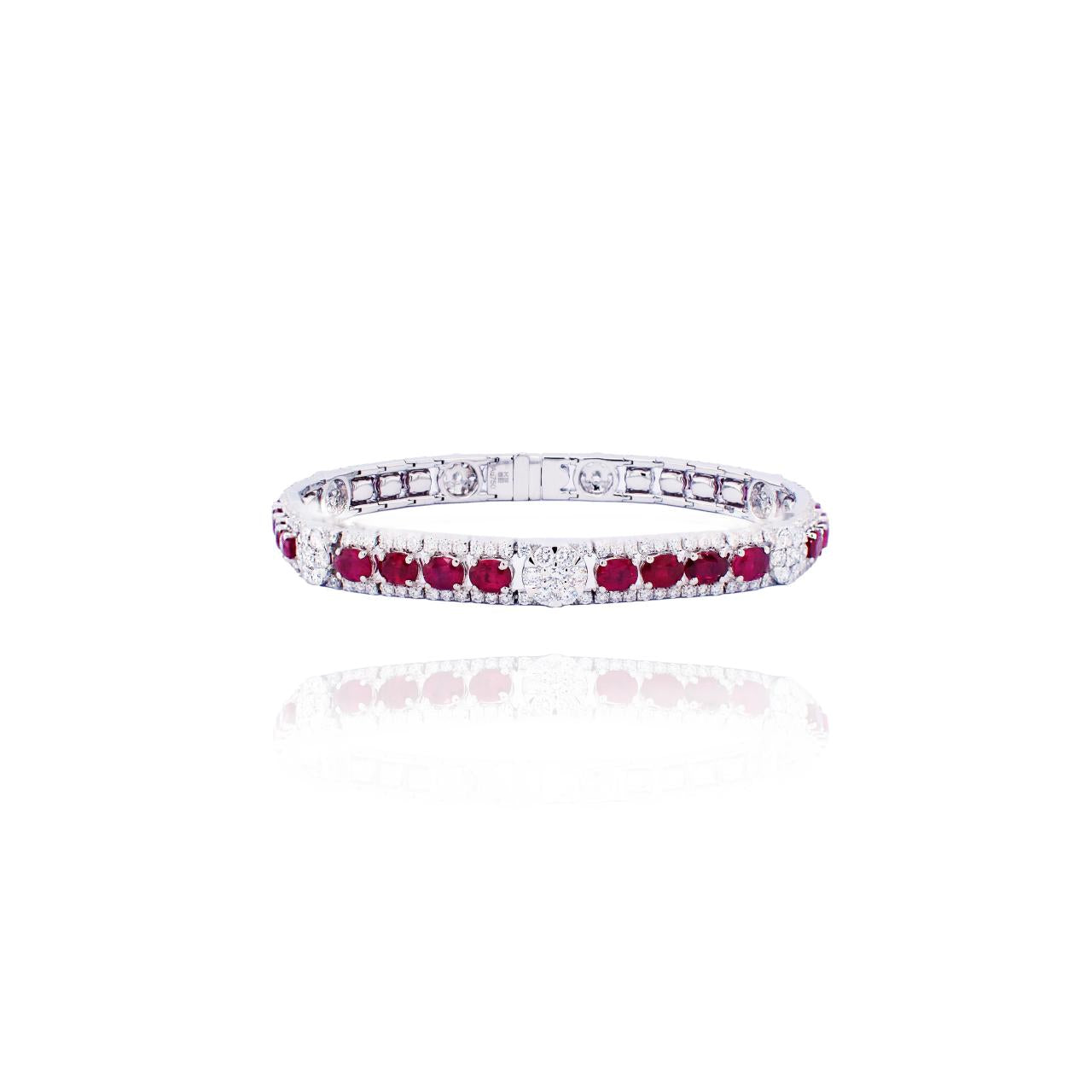 Ruby & Diamond Bracelet - K.S. Sze & Sons