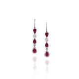 Ruby & Diamond Earrings