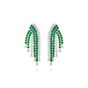 Waterfall Emerald Earrings - K.S. Sze & Sons