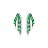 Waterfall Emerald Earrings