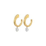 Dangling Diamond Earrings