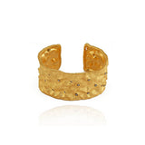 Wrinkled Cuff Bangle