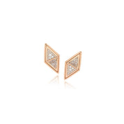 Triangle Cut Diamond Earrings - K.S. Sze & Sons