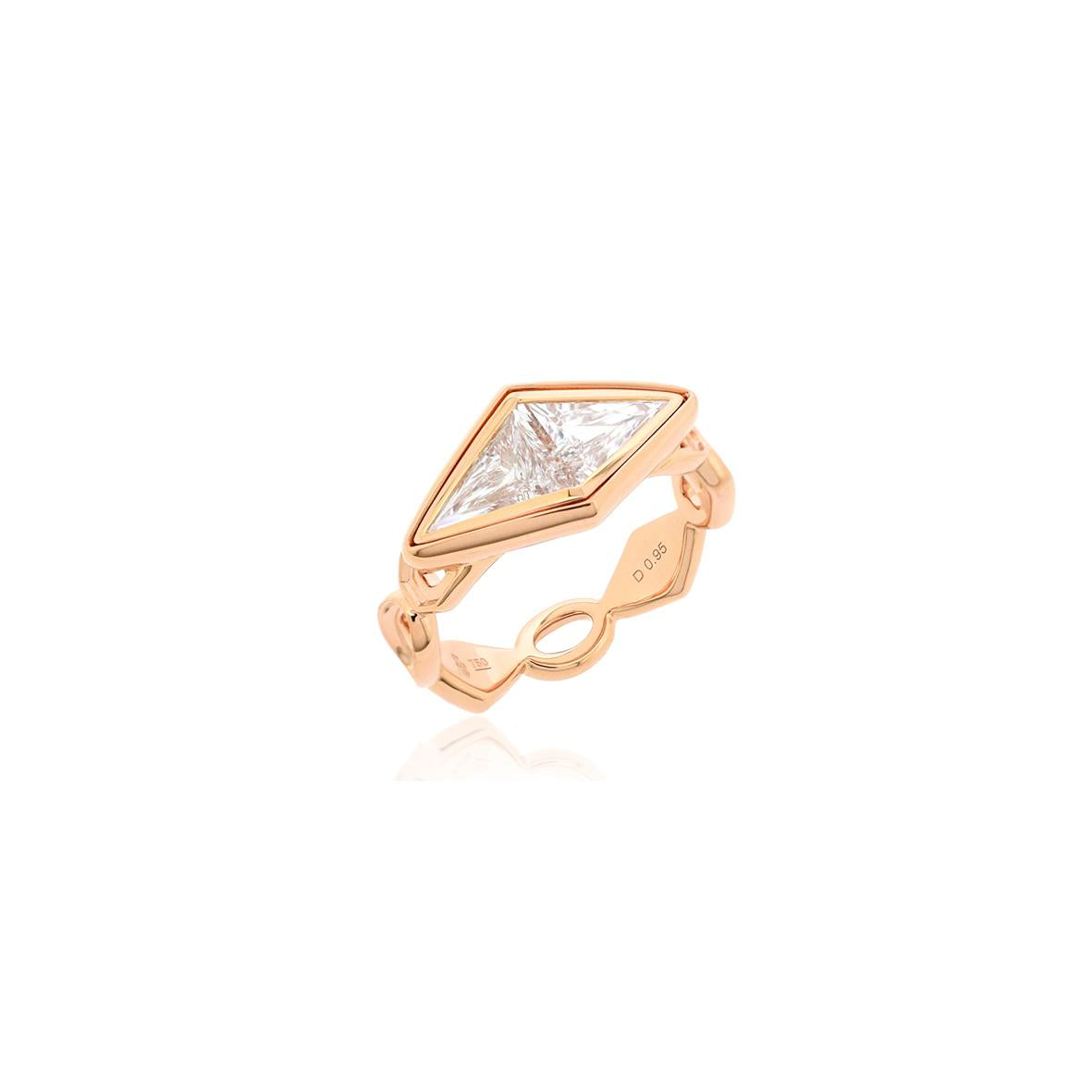 Triangle Cut Diamond Ring