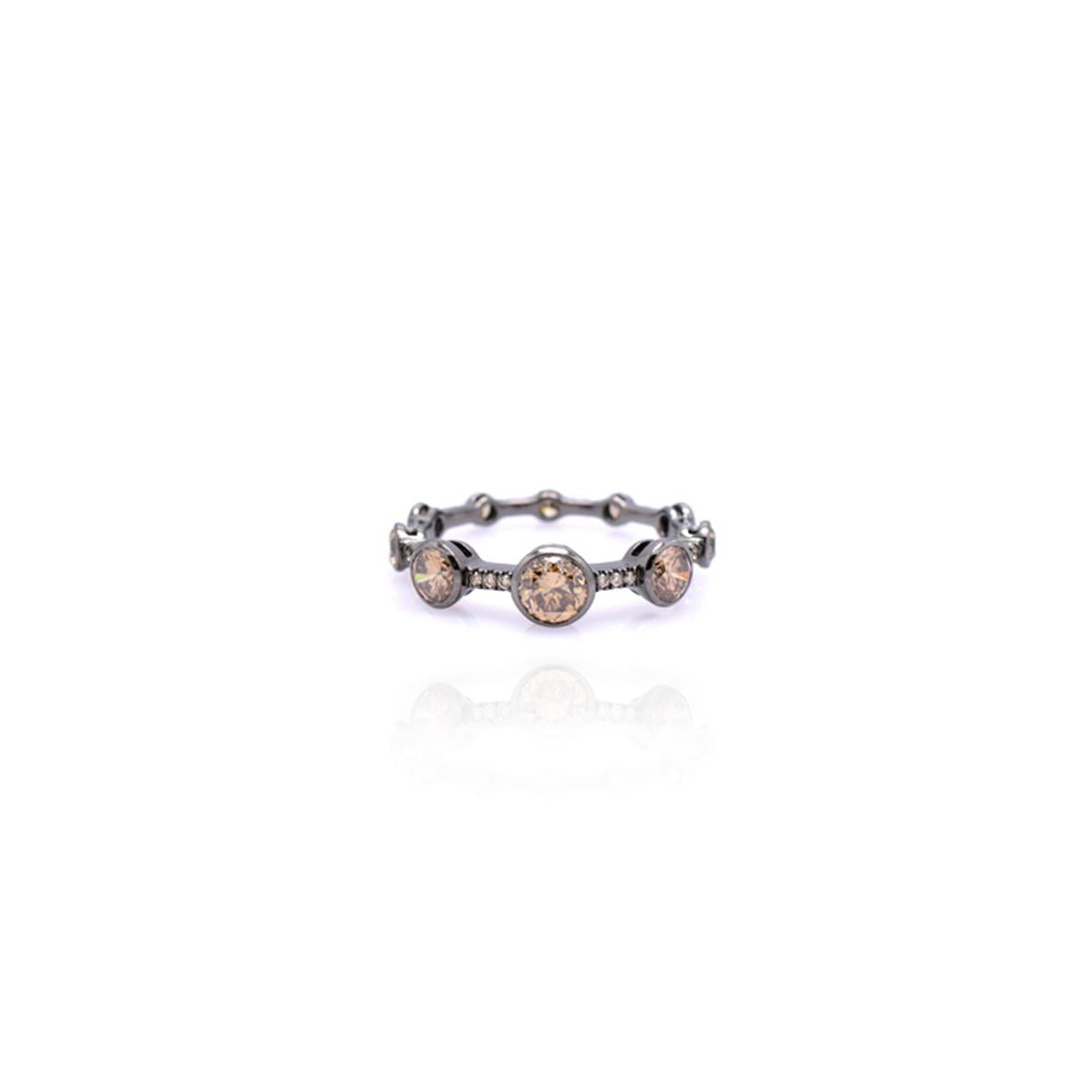 Brown Diamond Ring
