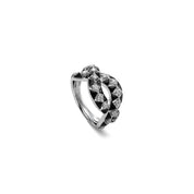 Diamond & Enamel Ring