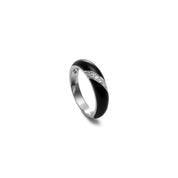 Diamond & Enamel Ring