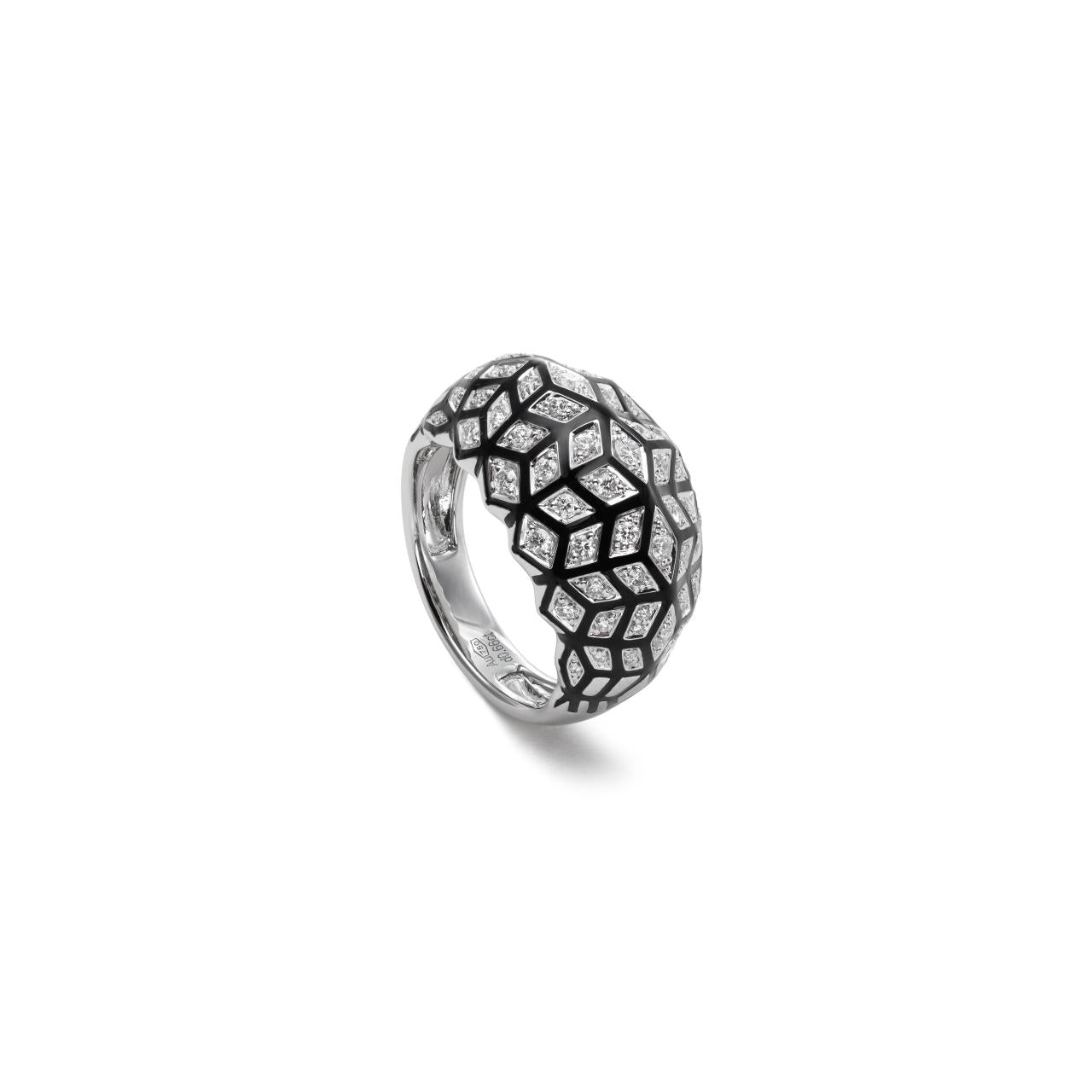 Diamond & Enamel Ring