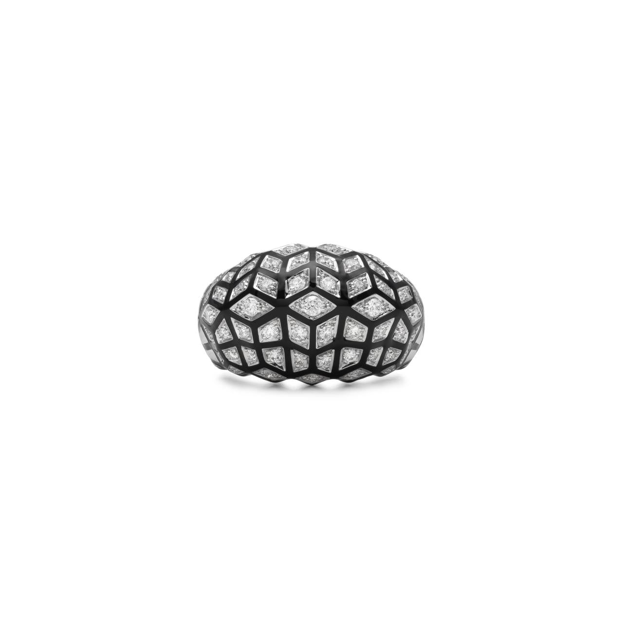 Diamond & Enamel Ring