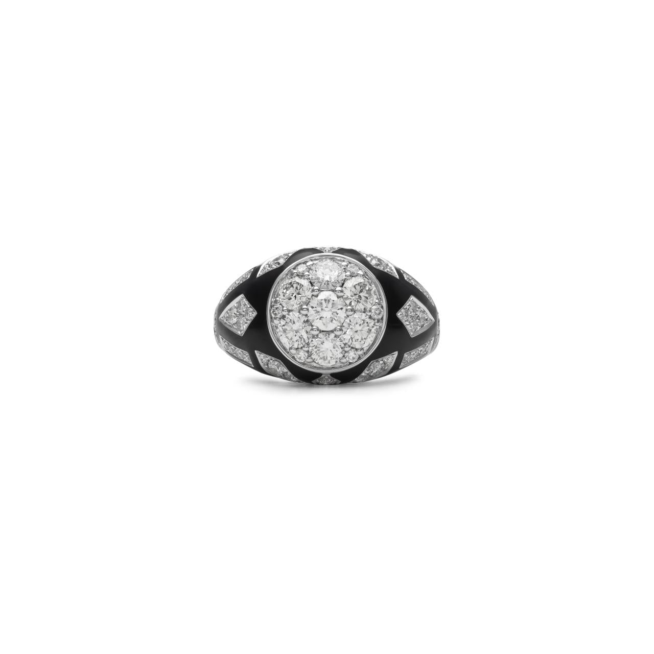 Diamond & Enamel Ring