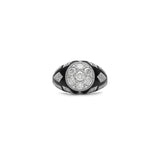Diamond Eye and Enamel Ring