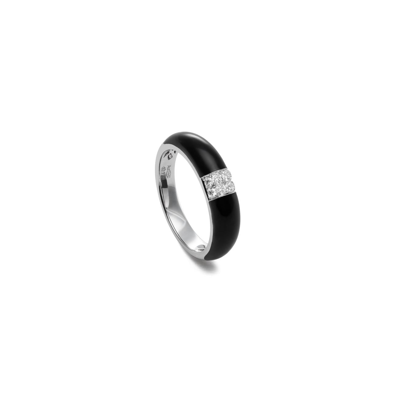 Diamond & Enamel Ring