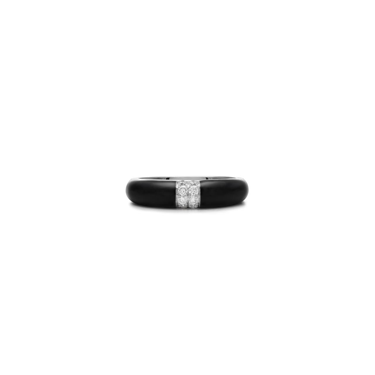 Diamond & Enamel Ring