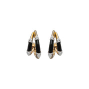 Diamond & Enamel Earrings