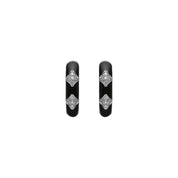 Diamond & Enamel Earrings