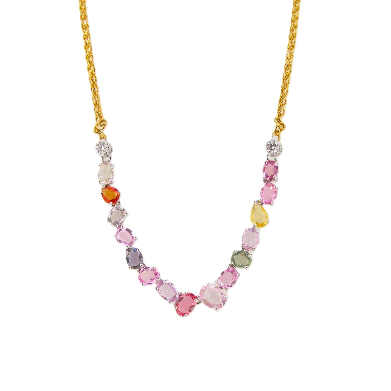 Mutli-Color Sapphire Necklace - K.S. Sze & Sons