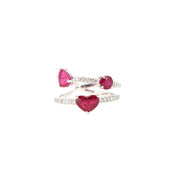 Multi-shaped Ruby Diamond Ring - K.S. Sze & Sons