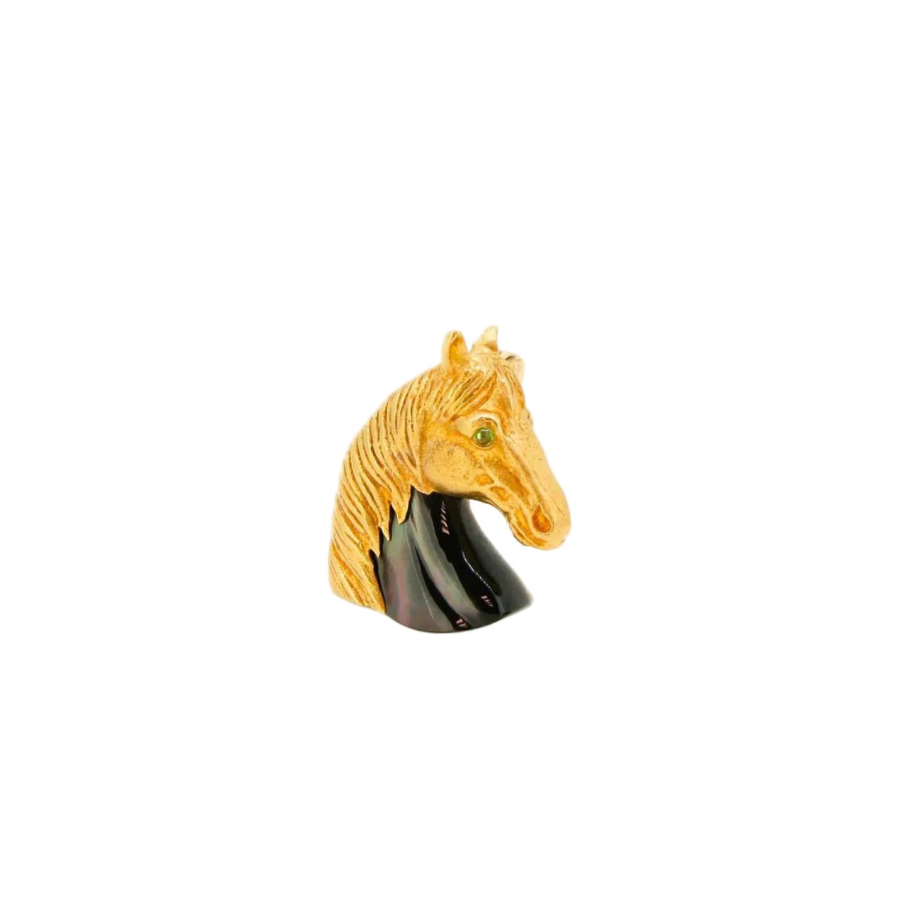 Mother of Pearl Horse Pin - K.S. Sze & Sons