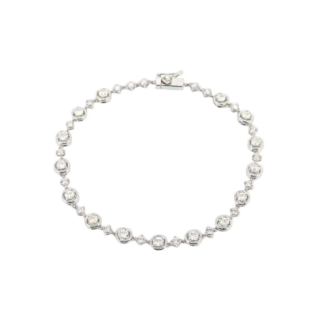 Rose cut Diamond Bracelet - K.S. Sze & Sons