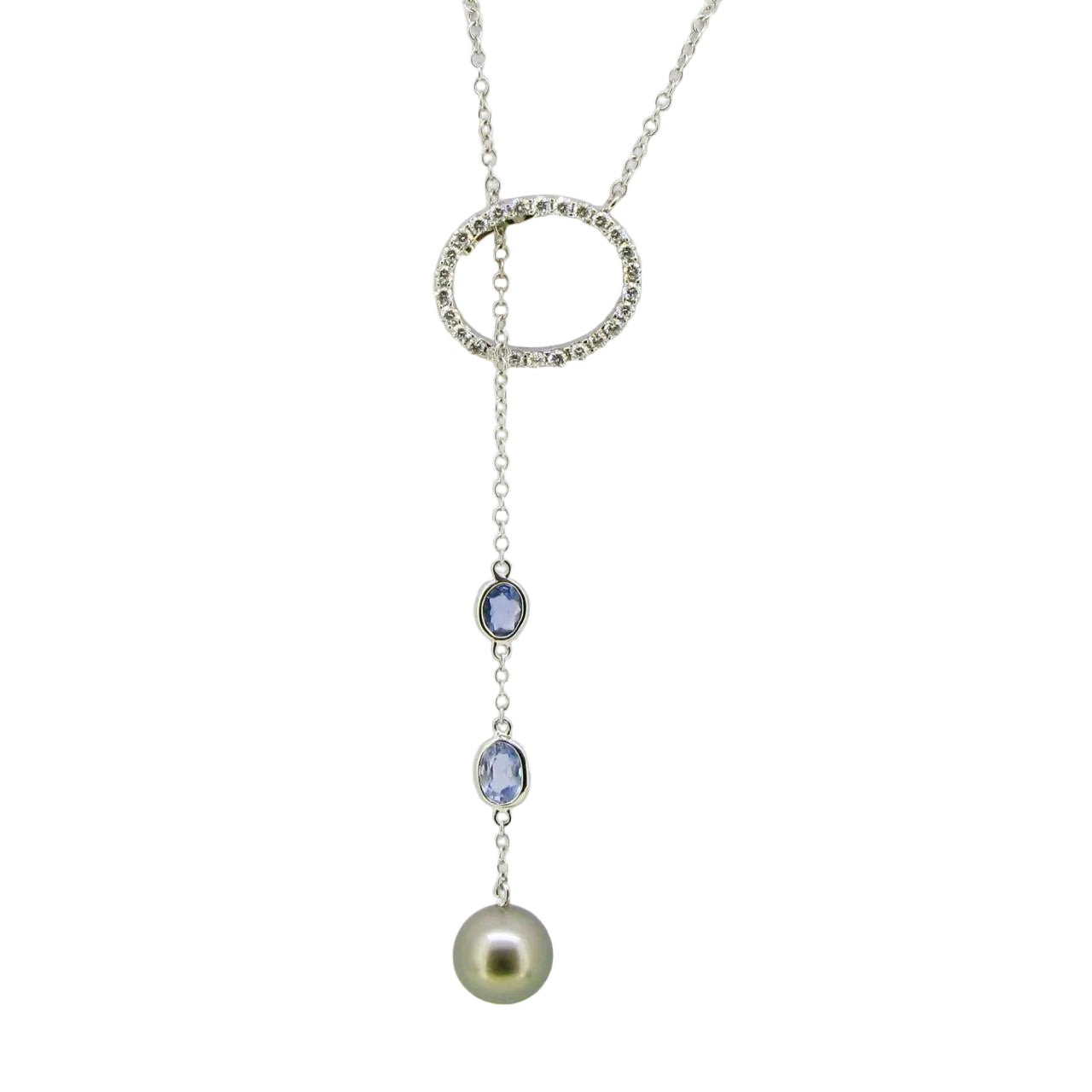 Pearl Sapphire Necklace
