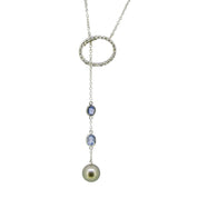 Pearl Sapphire Necklace - K.S. Sze & Sons