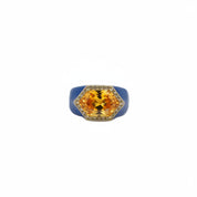 Orange in Blue Crate Ring