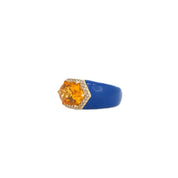 Orange in Blue Crate Ring
