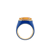 Orange in Blue Crate Ring