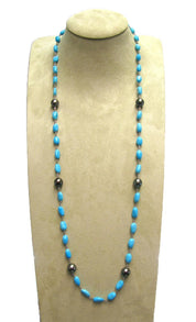 Turquoise & Pearl Necklace