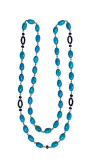 Turquoise Sapphire Necklace